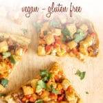 Thai Pizza photo with text.