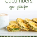 Fried Cucumbers photo with text.