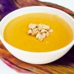 5 Ingredient Curry Peanut Pumpkin Soup