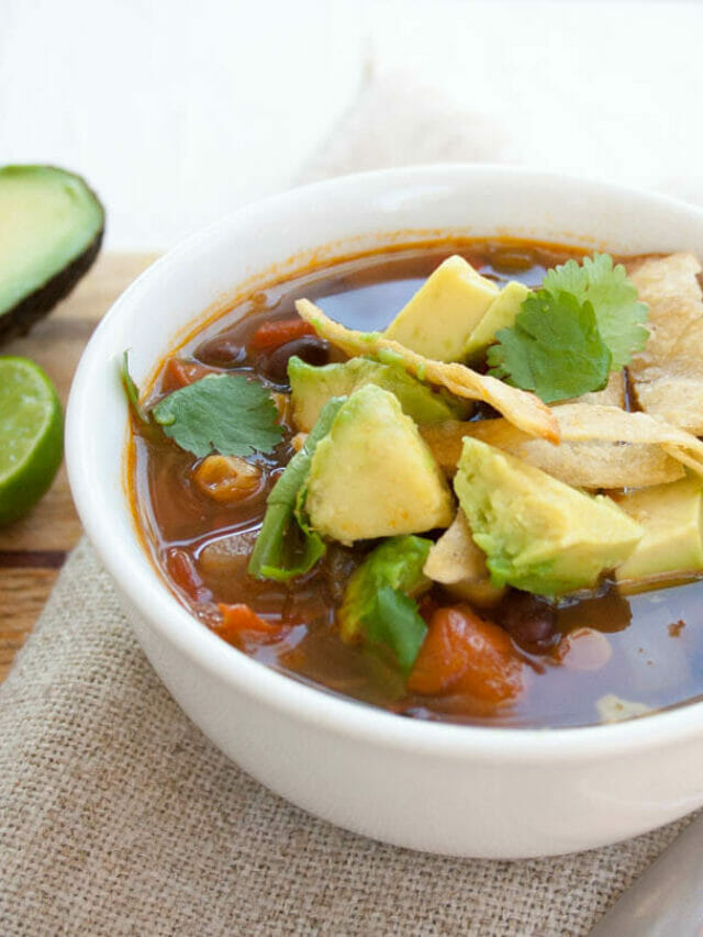 Vegan Tortilla Soup Create Mindfully