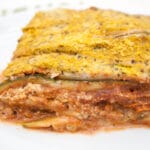 Vegan Zucchini Lasagna on a plate.