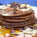 Chocolate Almond Pancakes