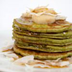 Matcha Banana Pancakes