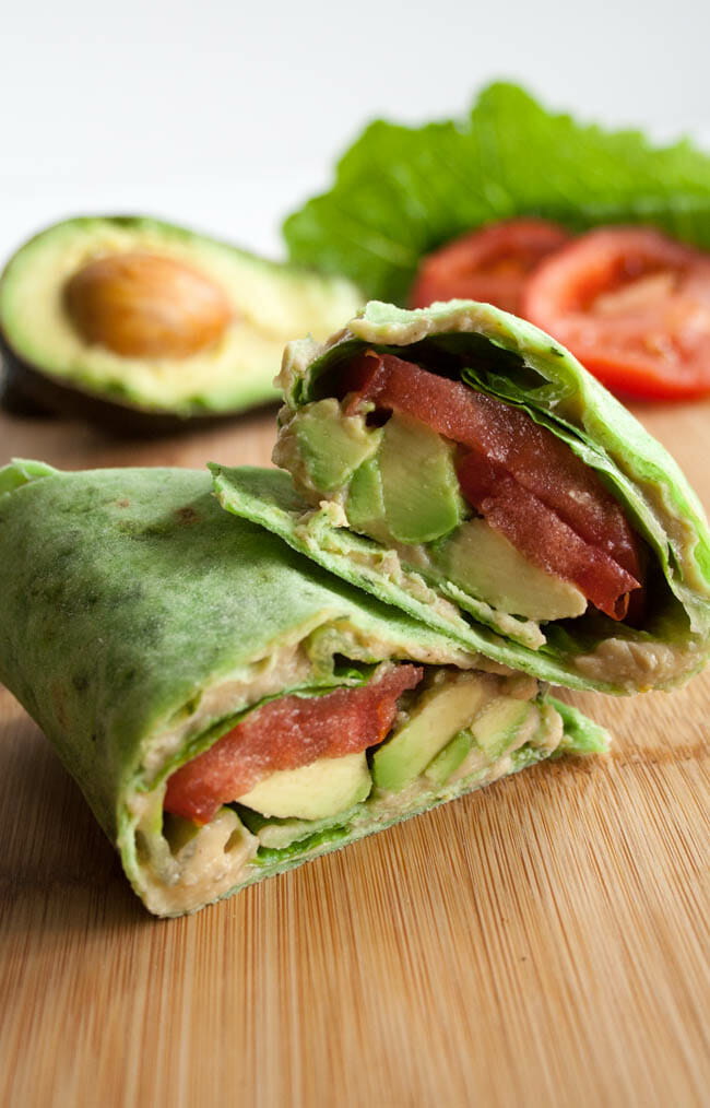 ALT (Avocado, Lettuce, and Tomato) Wrap