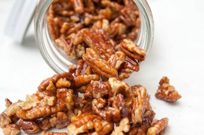 Candied Pumpkin Pie Spice Pecans