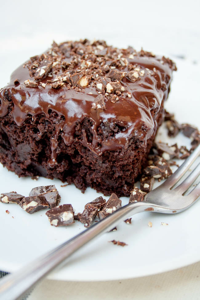 Super Moist 2 Ingredient Chocolate Cake - Create Mindfully