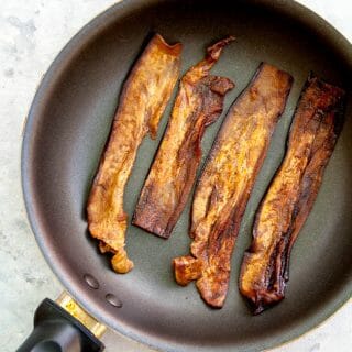 Eggplant Bacon 3 Ways