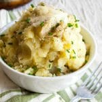 Vegan Mashed Potatoes with Roasted Garlic