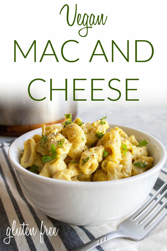 Super Creamy Tofu Mac and Cheese photo with text.