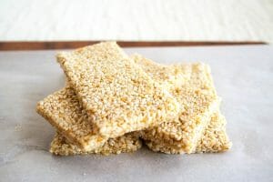 Sesame Crunch Bars - Create Mindfully