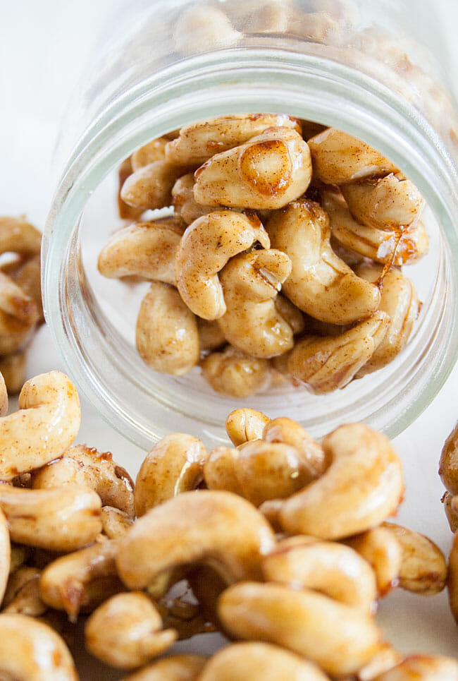 Foolproof 5 Minute Spiced Candied Cashews Create Mindfully