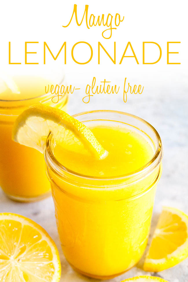 Mango Lemonade photo with text.
