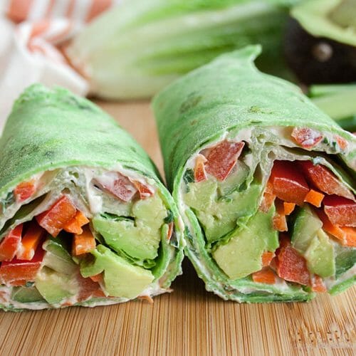 Vegan Veggie Wrap - Create Mindfully