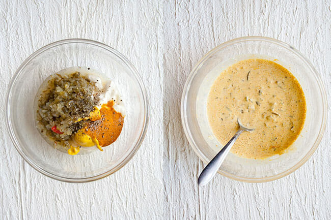 Tofu Salad Dressing in a bowl.