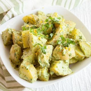Avocado Pesto Potato Salad