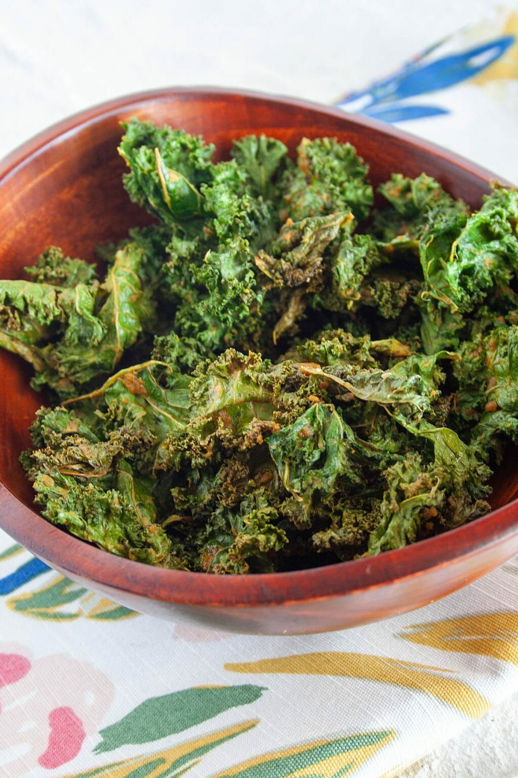 Kale Chips with Nutritional Yeast Create Mindfully