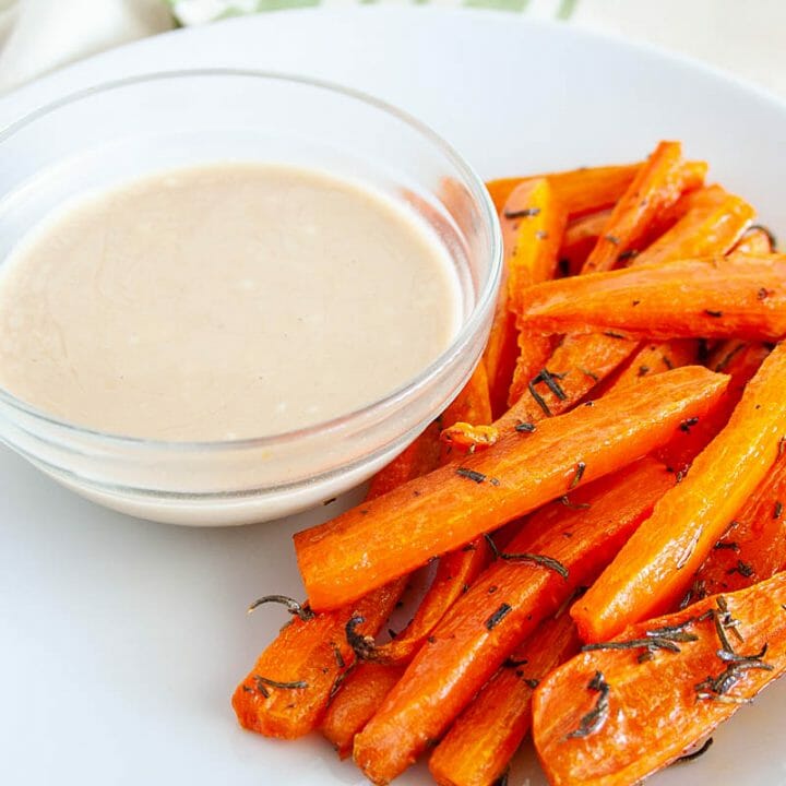 Baked Carrot Fries with Rosemary - Create Mindfully