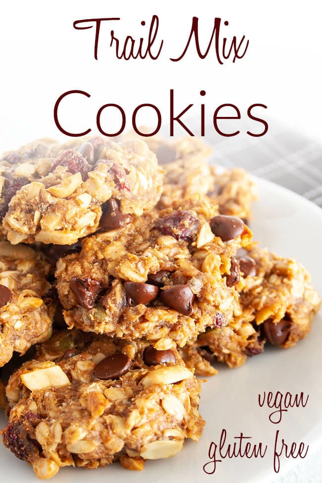 Trail Mix Cookies photo with text.