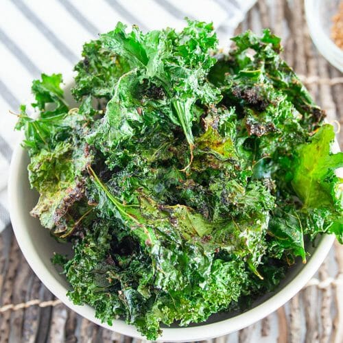 Kale Chips with Nutritional Yeast Create Mindfully