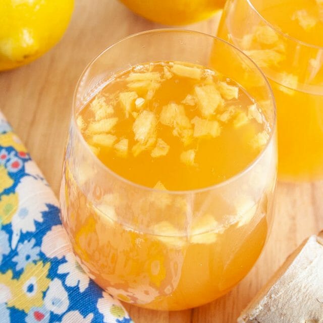 Lemon Ginger Kombucha Create Mindfully