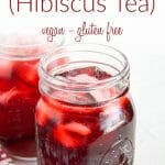 Agua de Jamaica (Hibiscus Tea) - This sweet tart tea is a refreshing drink for summer. It tastes a lot like cranberry juice.