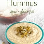 Dill Pickle Hummus (vegan, gluten free) - This creamy hummus is great with veggies or crackers. It's also the perfect addition to a sandwich.