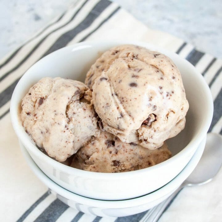 Vegan Chocolate Chip Ice Cream - Create Mindfully