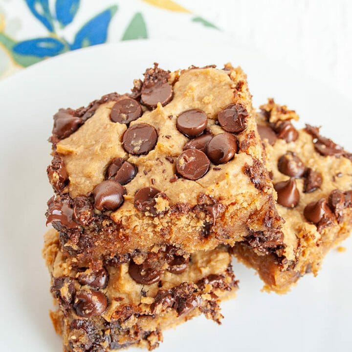 Vegan Chickpea Blondies with Oat Flour Create Mindfully