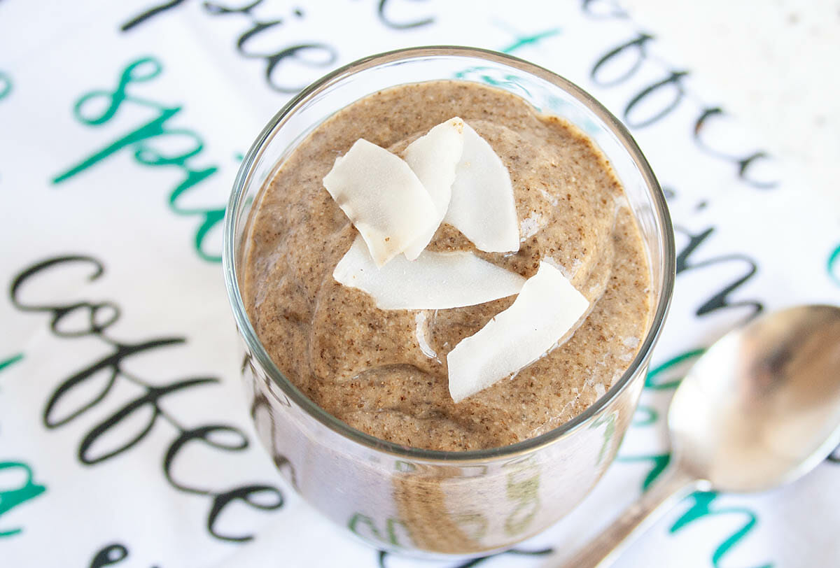 Thai Coffee Chia Pudding