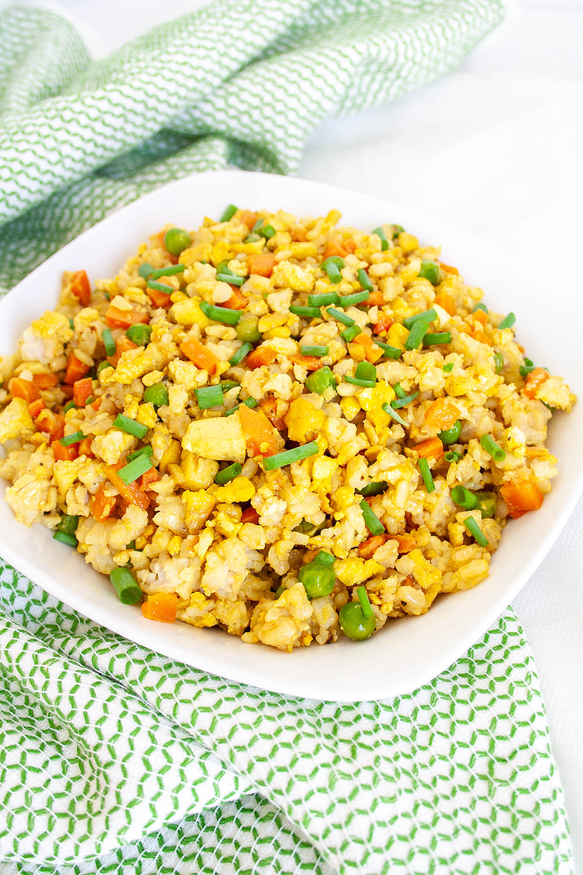 Vegan Fried Rice in bowl.