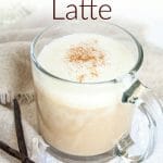 Vanilla Latte photo with text.