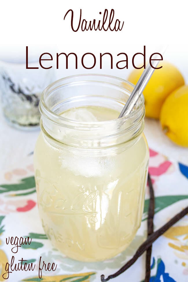 Vanilla Lemonade photo with text.