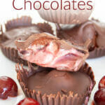 Cherry Filled Chocolates photo with text.