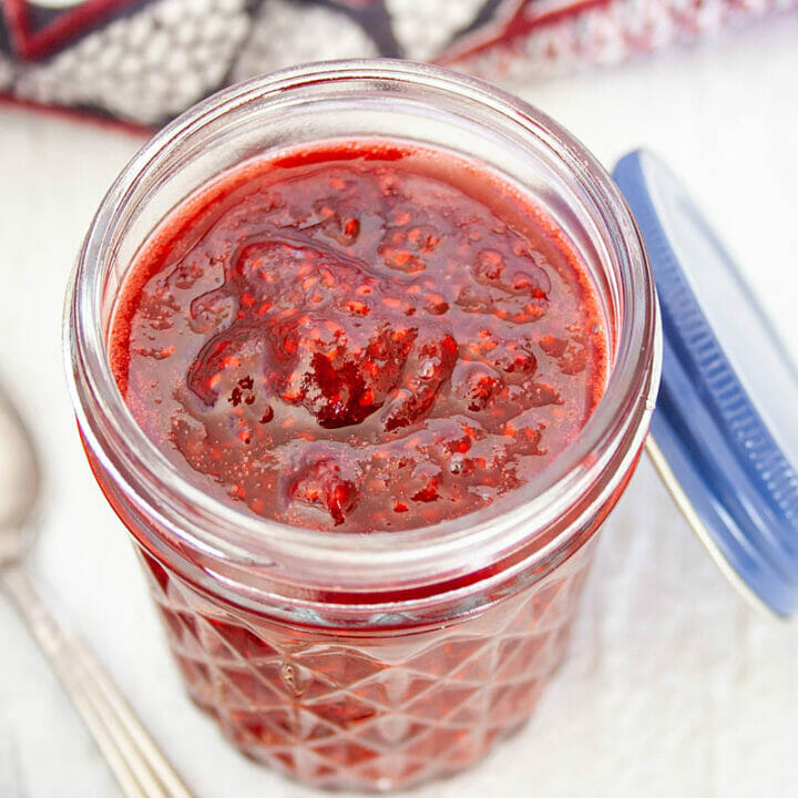 Simple Raspberry Compote (2 Ingredients!) - Create Mindfully