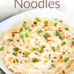 Tahini Noodles photo with text.
