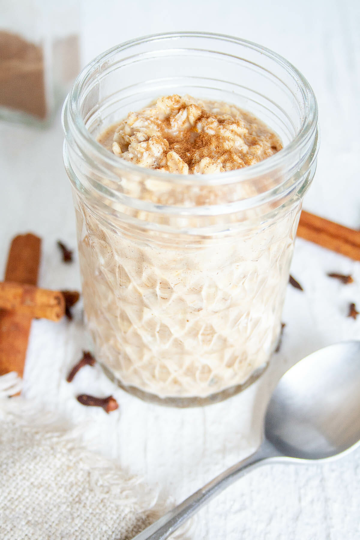 Chai Spiced Chia Overnight Oats - Flavor the Moments