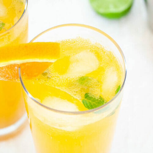 Orange Mojito Mocktail - Create Mindfully