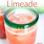 Strawberry Limeade photo with text.