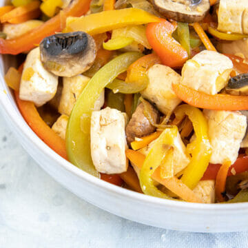 Tofu Stir Fry with Bell Peppers