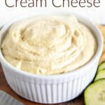Vegan Cream Cheese photo with text.