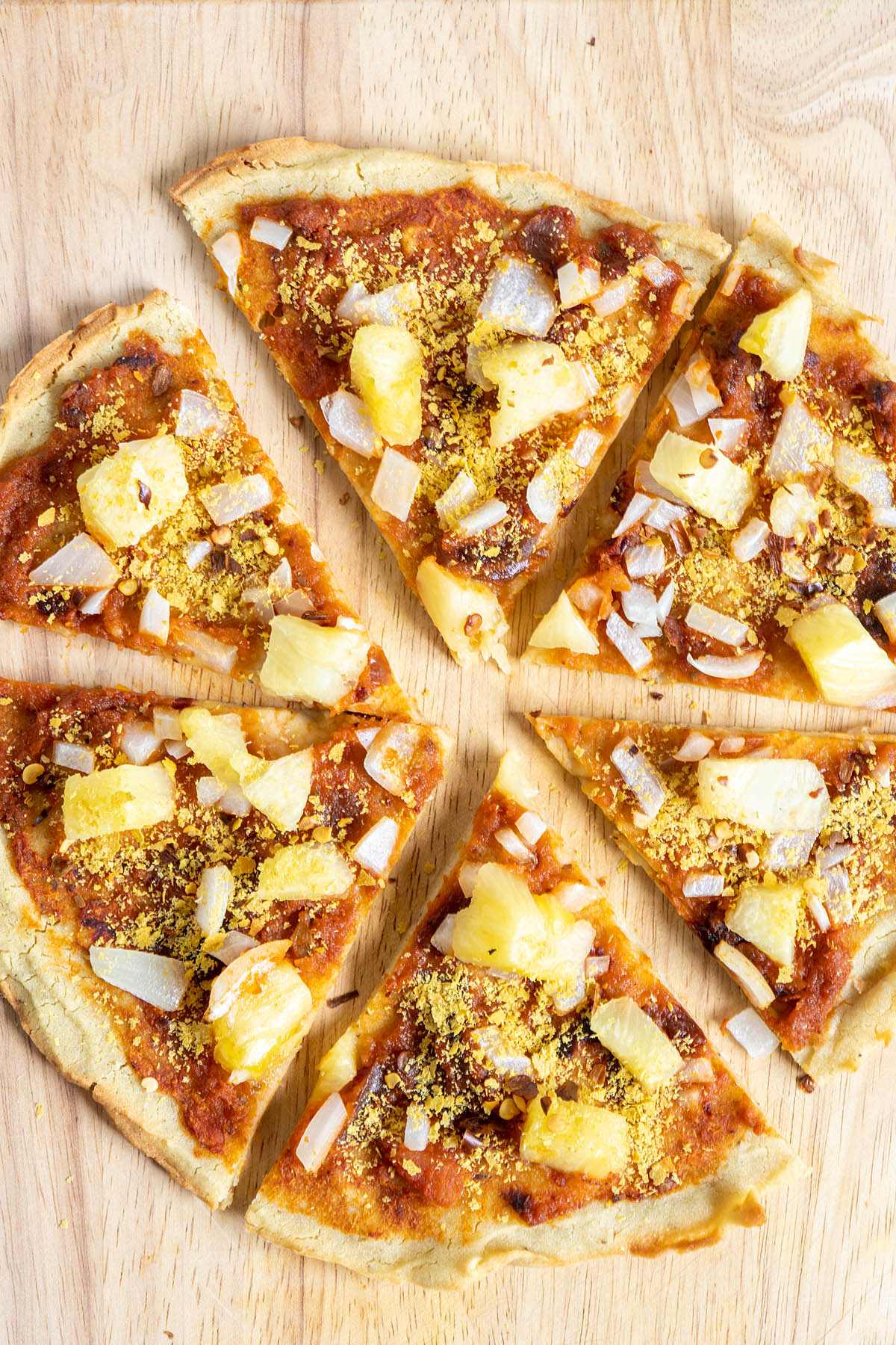 Chipotle Pizza with Pineapple and Onion