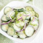 Creamy Vegan Cucumber Salad