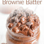 Edible Brownie Batter photo with text.