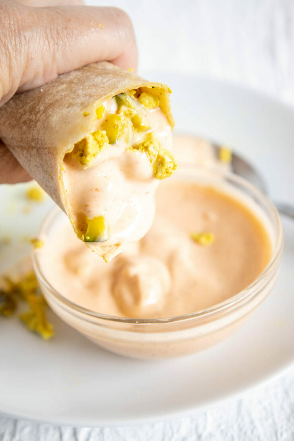 Easy Vegan Sriracha Mayo - Create Mindfully