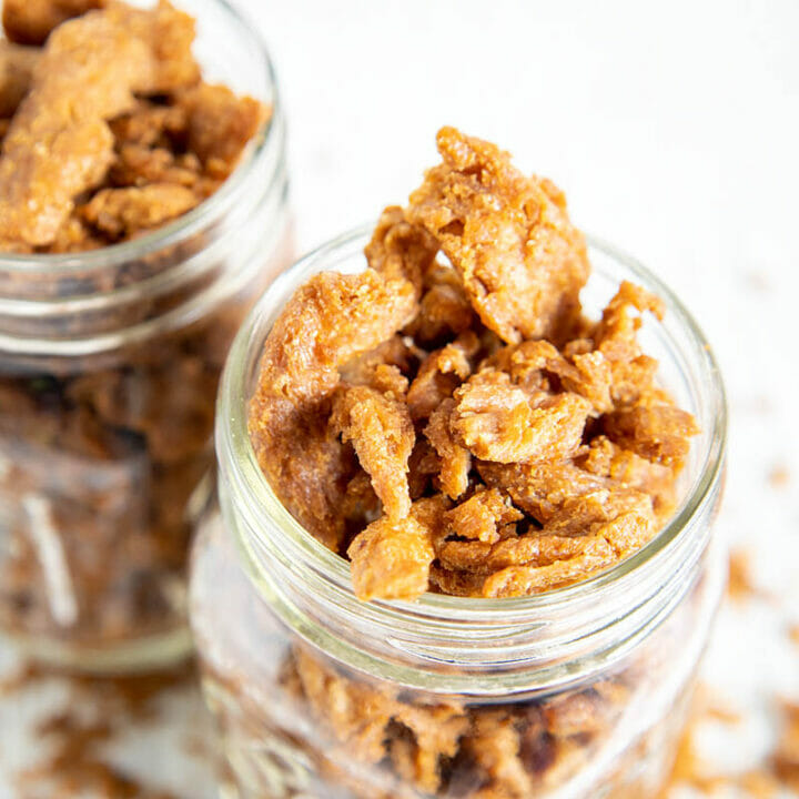 Homemade Soy Curls Jerky Create Mindfully