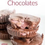 Strawberry Cream Filled Chocolates photo with text.