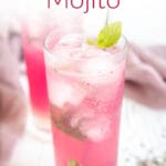 Lavender Mojito photo with text.