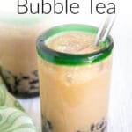 Coconut Bubble Tea photo with text.